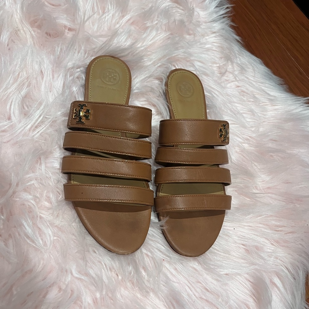 Tory Burch camel sandals size 8